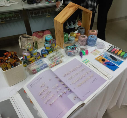 A view of tatting's booth in the open house event on July 22nd 2023